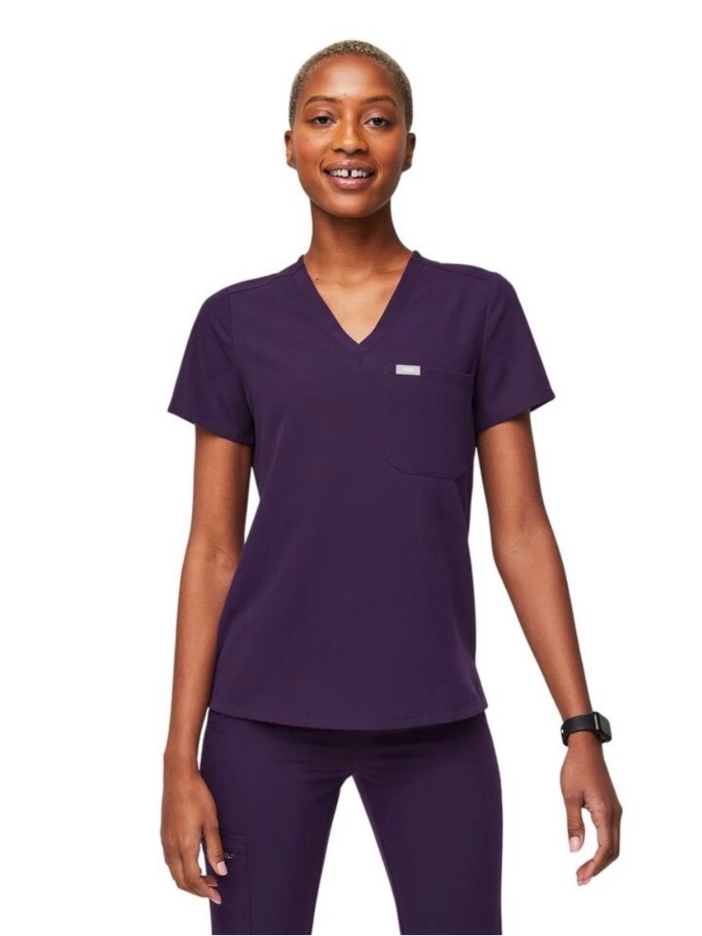 Figs Zamora Joggers- Purple Jam - Picture 6 of 6